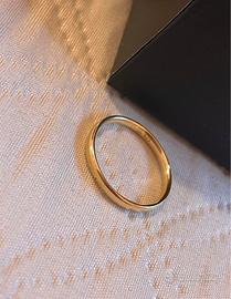 Anello fede argento 925