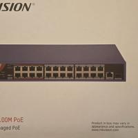 Hikvision 24-port 10/100 PoE -.Switch Ethernet POE