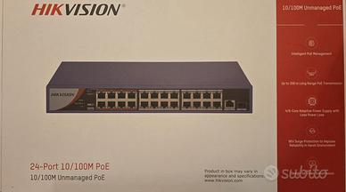 Hikvision 24-port 10/100 PoE -.Switch Ethernet POE
