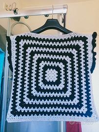 Gilet granny fatto a mano