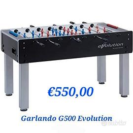 Calciobalilla Garlando G-500 EVOLUTION Nuovo 