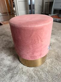 Coppia Pouf Sgabello Kare Design Cherry Rosa