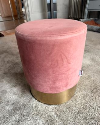Coppia Pouf Sgabello Kare Design Cherry Rosa