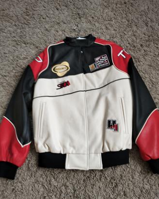 giacca di pelle bershka