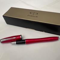 Penna stilografica PARKER rossa originale – con co