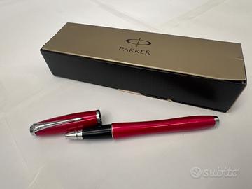 Penna stilografica PARKER rossa originale – con co