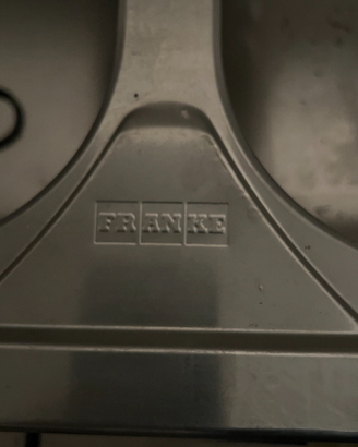 Lavello Franke inox doppia vasca con rubinetto