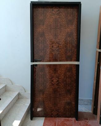 Bussole porte vintage in legno Radica di noce 