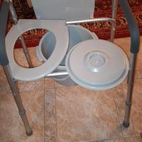 Sedia wc per anziani e/o disabili