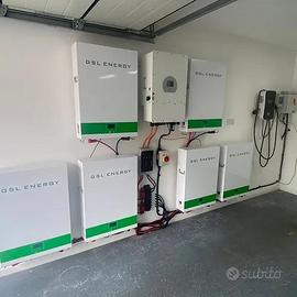 10kw impianto fotovoltaico 6kw accumulo kit litio