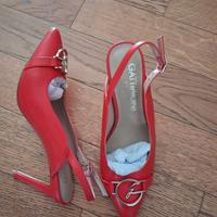 scarpe rosse donna con tacco