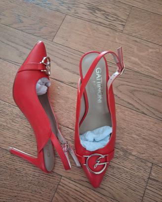 scarpe rosse donna con tacco