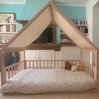 Letto montessoriano a casetta "ETTOMIO"