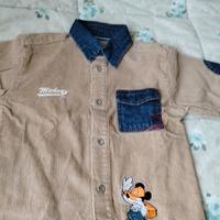 Camicia Disney Mickey bimbo 