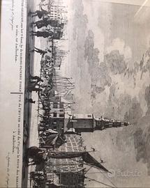 Quadro cornice "antica serigrafia "