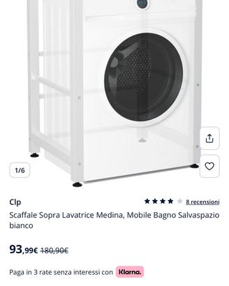 Mobile lavatrice asciugatrice