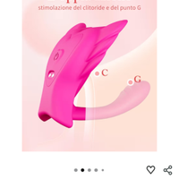 Vibratore donna piu clitoride nuovo imballato