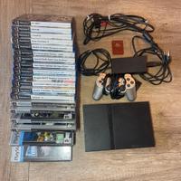 Consolle vintage - PlayStation 2 mini + 19 giochi