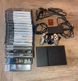 Consolle vintage - PlayStation 2 mini + 19 giochi