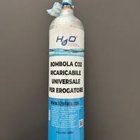Bombola co2 ricaricabile universale per erogatore