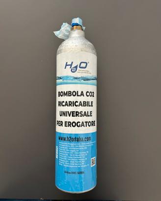 Bombola co2 ricaricabile universale per erogatore