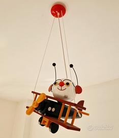 Lampadario cameretta aereoplano