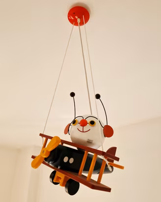 Lampadario cameretta aereoplano