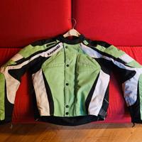 Giacca Moto Official Kawasaki + fodera termica.
