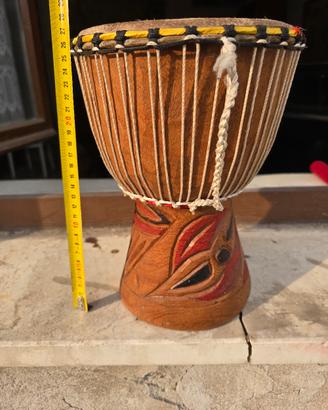 Djembe piccolo decorativo in legno