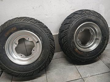 gomme e cerchi anteriori Yamaha 