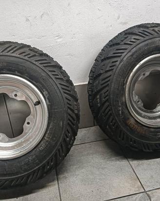 gomme e cerchi anteriori Yamaha 