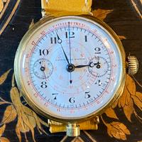 Cronografo Universal Watch monopulsante 1920 circa