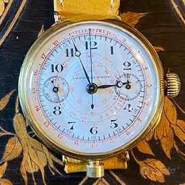 Cronografo Universal Watch monopulsante 1920 circa