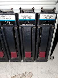 3 dischi hp 1tb 461289-001 + Cage 3.5
