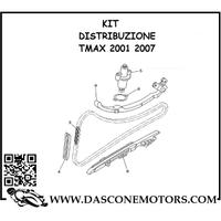 Kit catena trasmissione tmax 2001 2007 nuovi