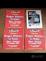 ROGER WATERS FOLDER PROMOZIONALE TOUR ITALY 2002