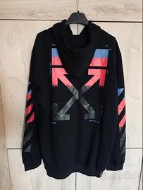 Felpa off white on sale nera