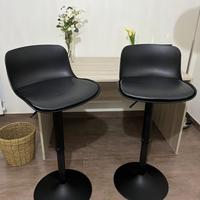 Coppia Sgabelli neri