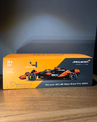 McLaren MCL38 Lando Norris Miami GP 1/24 Bburago