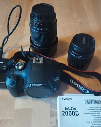 CANON EOS 2000  FOTOCAMERA REFLEX OBBIETTIVI