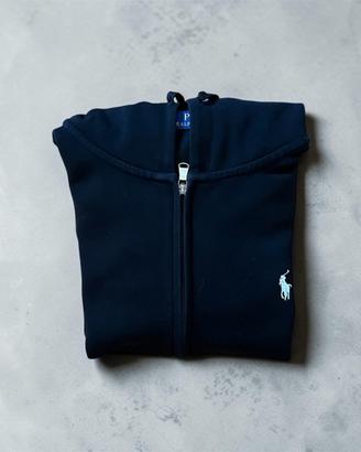 Felpa Ralph Lauren nera logo Bianco