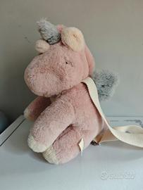 zaino peluche unicorno