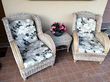 set giardino in banano