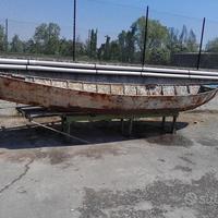 Barca Di Ferro Da Fiume Senza Motore