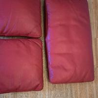 cuscini in vera  pelle rossi 