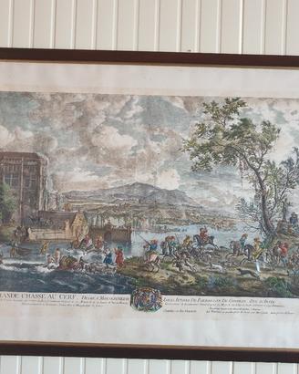 Quadro "Grande Chasse Au Cerf"