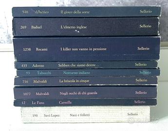 9 libri edizioni Sellerio