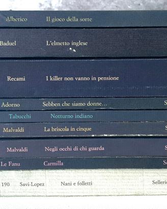 9 libri edizioni Sellerio