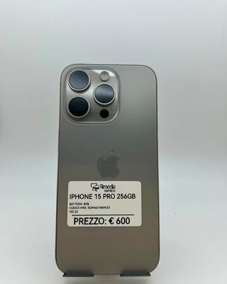 iPhone 15 Pro 256GB naturale usato garanzia 