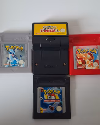 Game Boy -Pokémon Rosso-Argento-Card-Pinball-